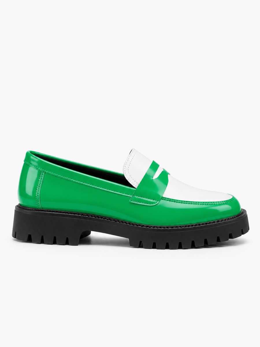 Casa Bellori Landry – Mocassin vert british homme