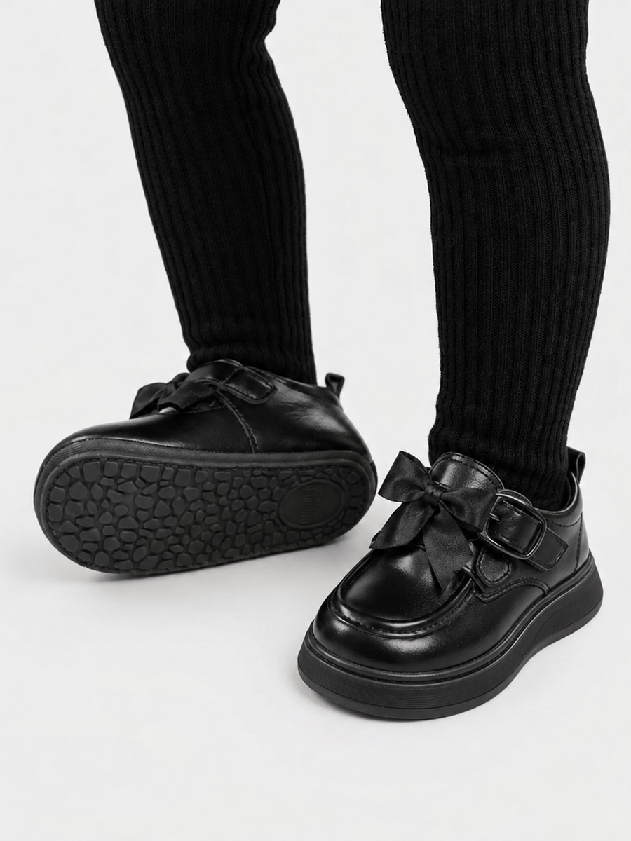 Casa Bellori Louise – Mocassin noir enfant fille