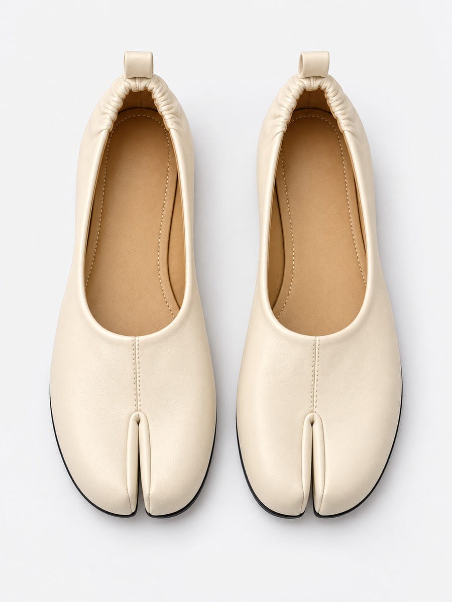 Casa Bellori Lucienne – Ballerine tabi femme – Beige