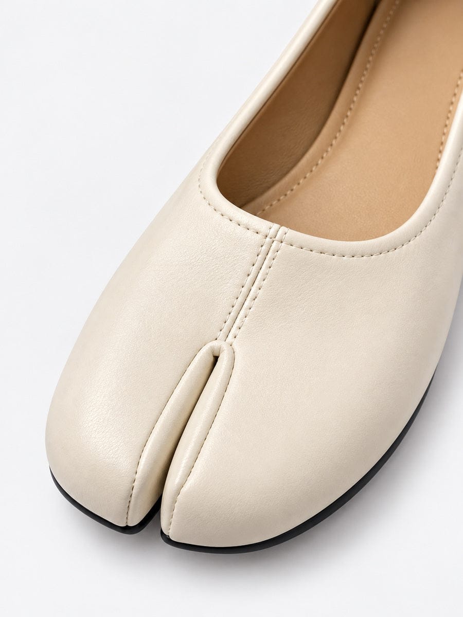 Casa Bellori Lucienne – Ballerine tabi femme – Beige