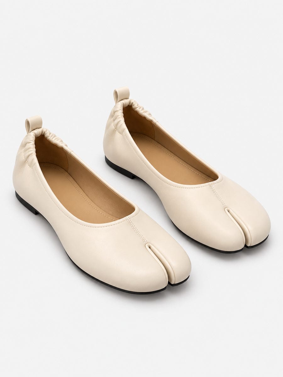 Casa Bellori Lucienne – Ballerine tabi femme – Beige