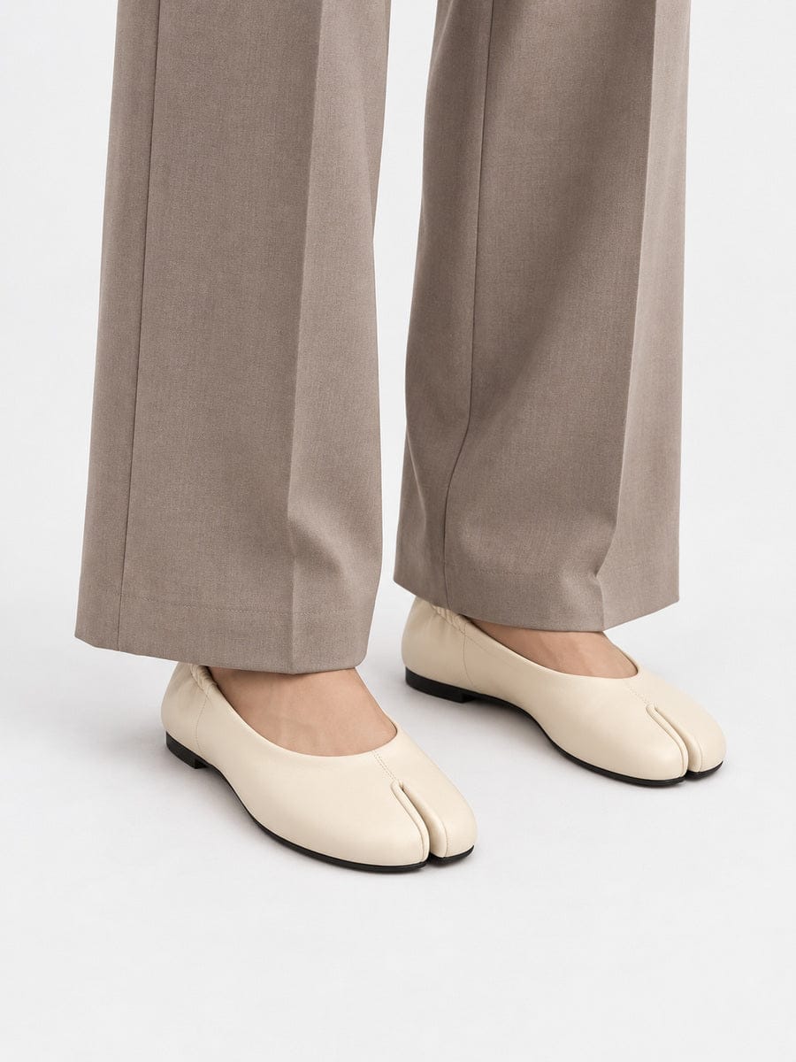 Casa Bellori Lucienne – Ballerine tabi femme – Beige
