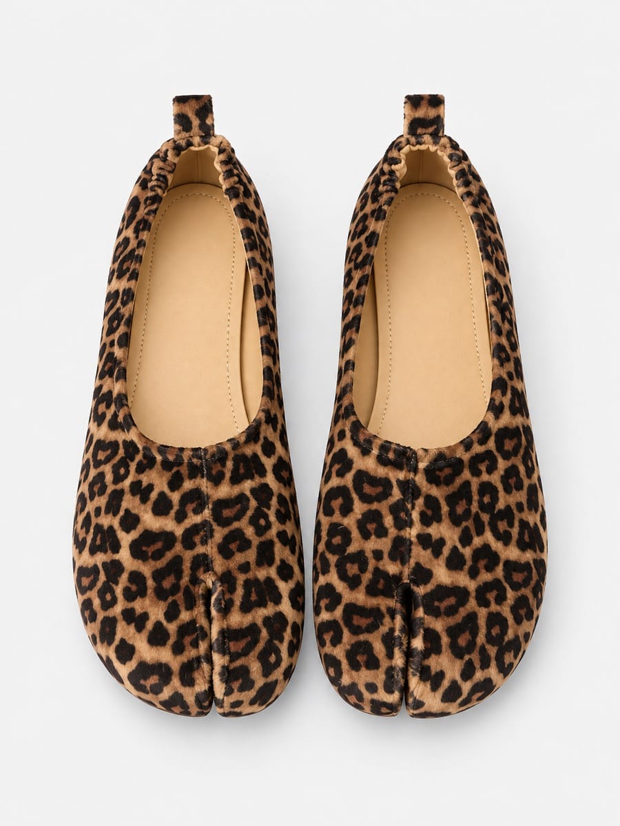 Casa Bellori Lucienne – Ballerine tabi femme – Léopard