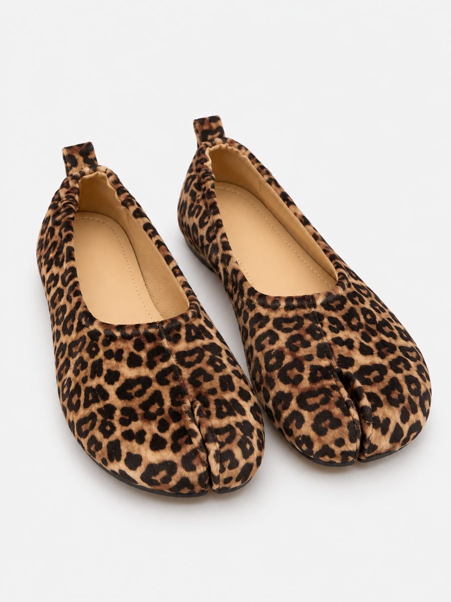 Casa Bellori Lucienne – Ballerine tabi femme – Léopard