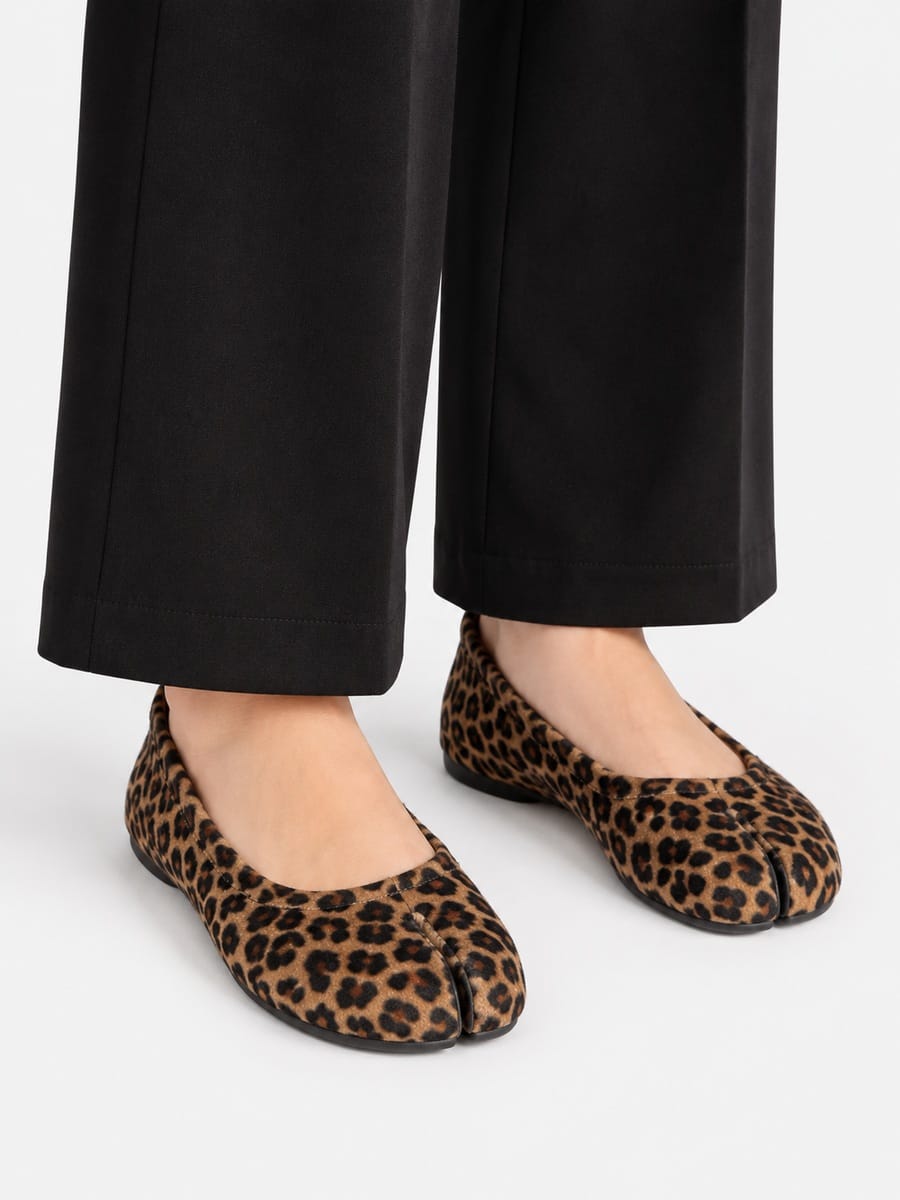 Casa Bellori Lucienne – Ballerine tabi femme – Léopard