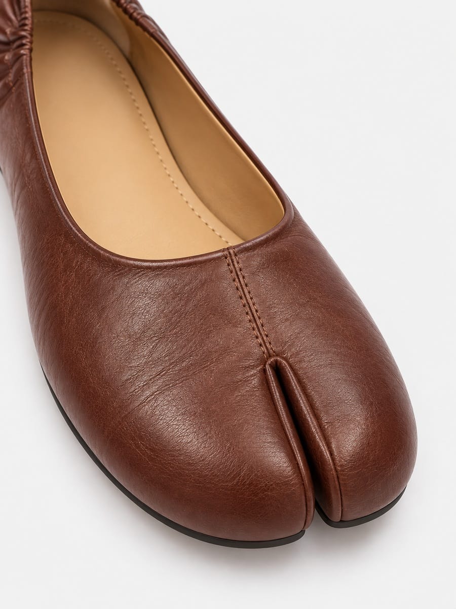 Casa Bellori Lucienne – Ballerine tabi femme – Marron