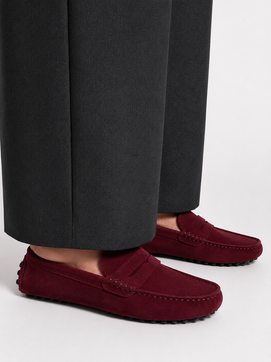 Casa Bellori Maël – Mocassin en daim souple homme