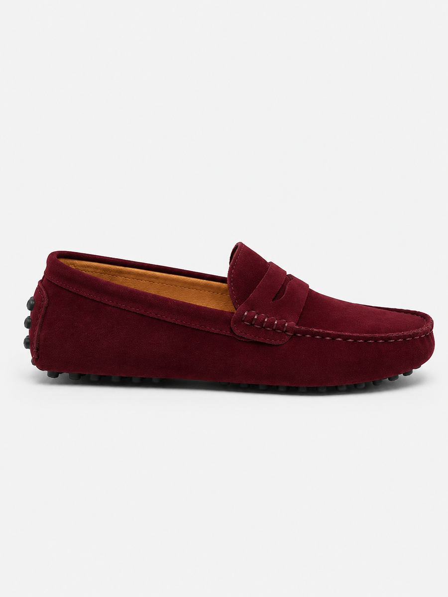 Casa Bellori Maël – Mocassin en daim souple homme