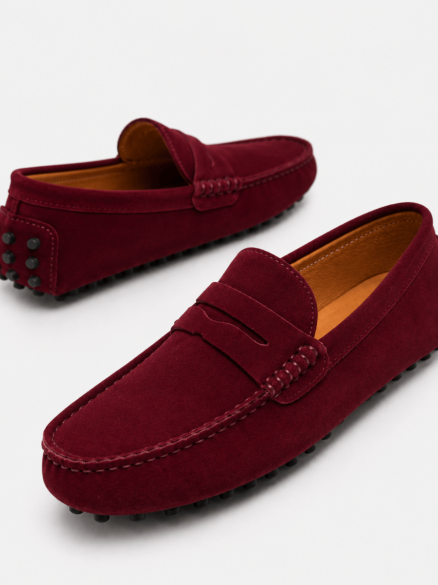 Casa Bellori Maël – Mocassin en daim souple homme