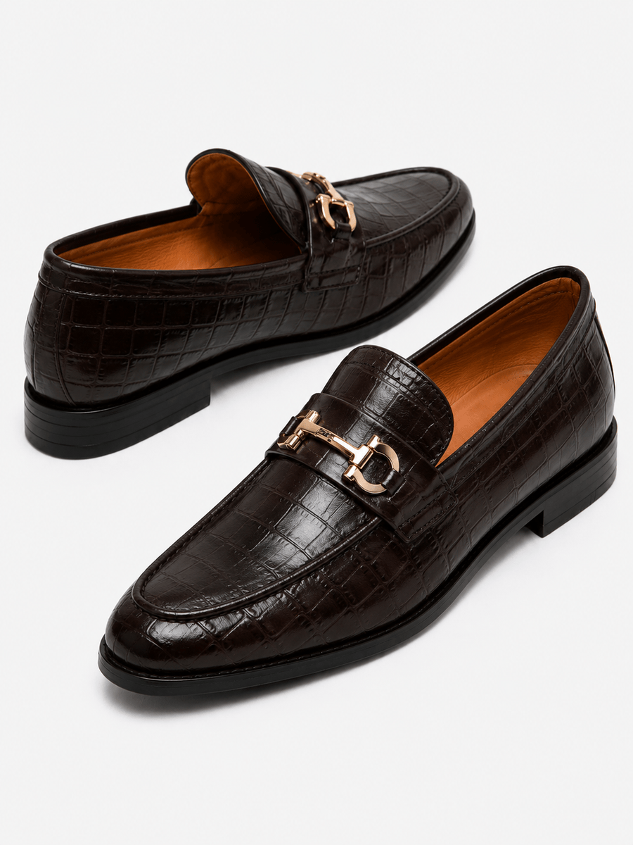 Casa Bellori Mathis – Mocassin en cuir verni homme
