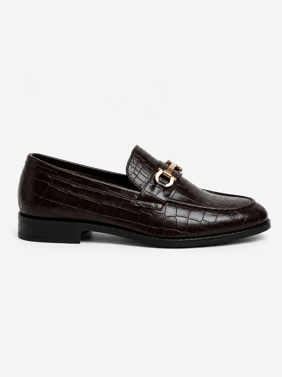 Casa Bellori Mathis – Mocassin en cuir verni homme