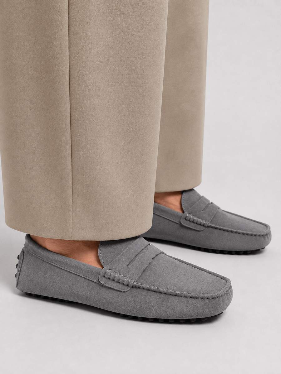 Casa Bellori Nael – Mocassin en daim souple homme