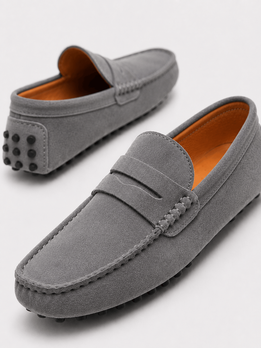 Casa Bellori Nael – Mocassin en daim souple homme