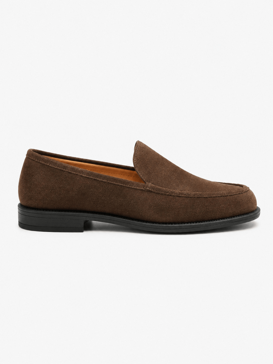 Casa Bellori Noémie – Mocassin en cachemire marron femme