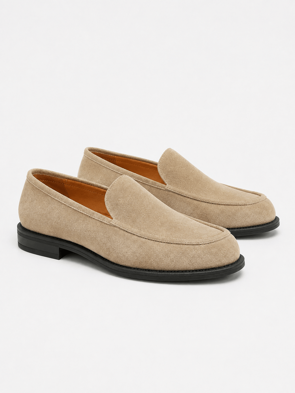 Casa Bellori Odette – Mocassin en cachemire beige femme