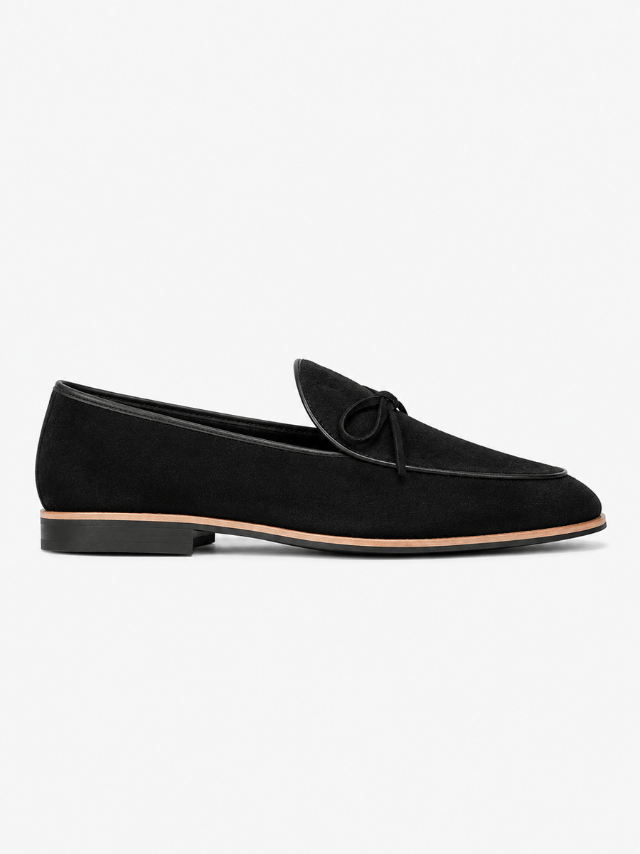 Casa Bellori Pascal – Mocassin noir givré homme