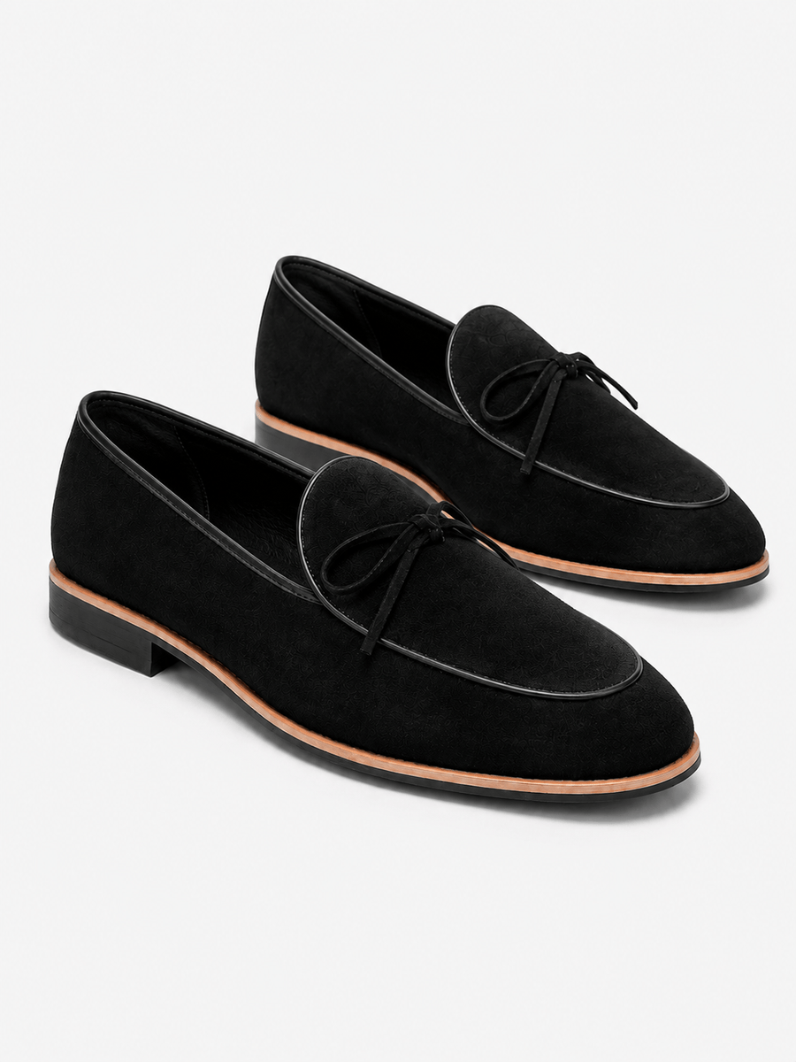 Casa Bellori Pascal – Mocassin noir givré homme