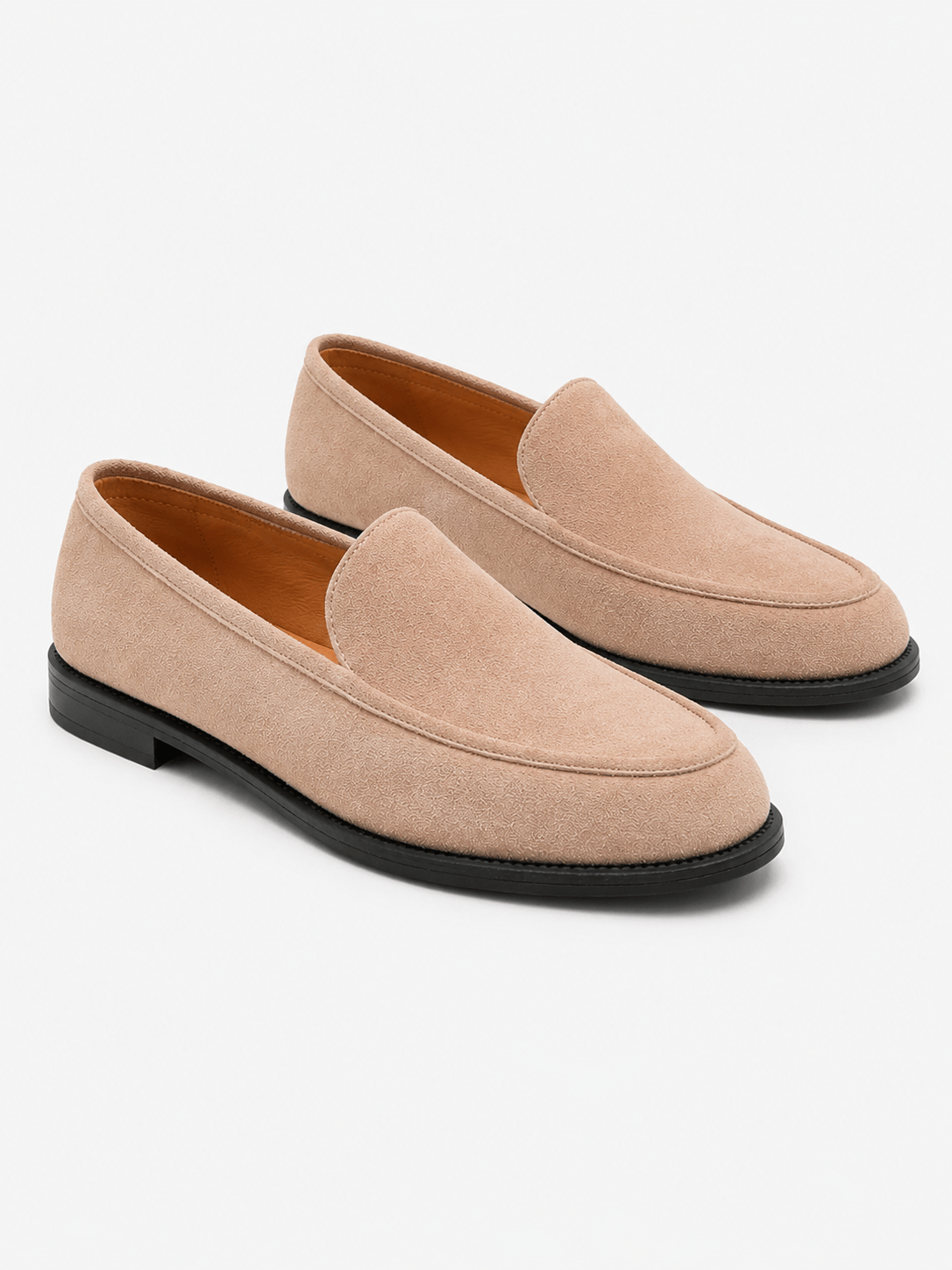 Casa Bellori Pénélope – Mocassin en cachemire rose femme