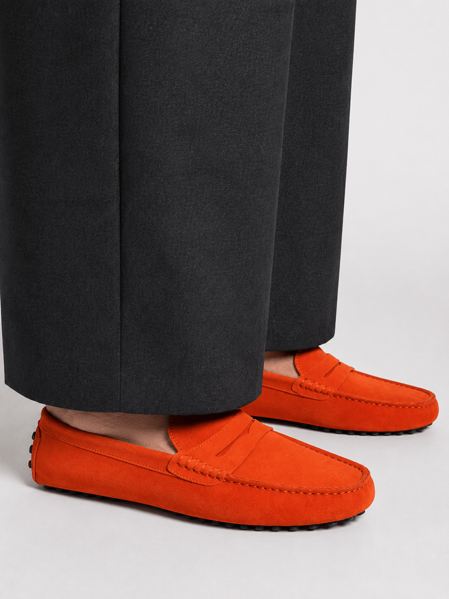 Casa Bellori Quentin – Mocassin en daim souple homme