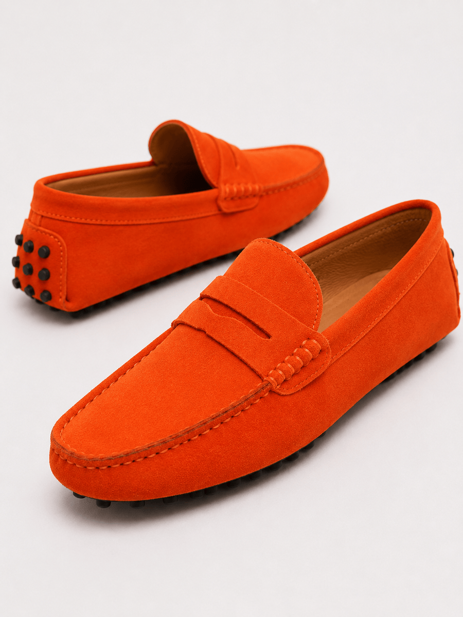 Casa Bellori Quentin – Mocassin en daim souple homme