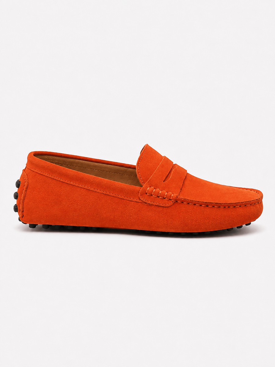 Casa Bellori Quentin – Mocassin en daim souple homme