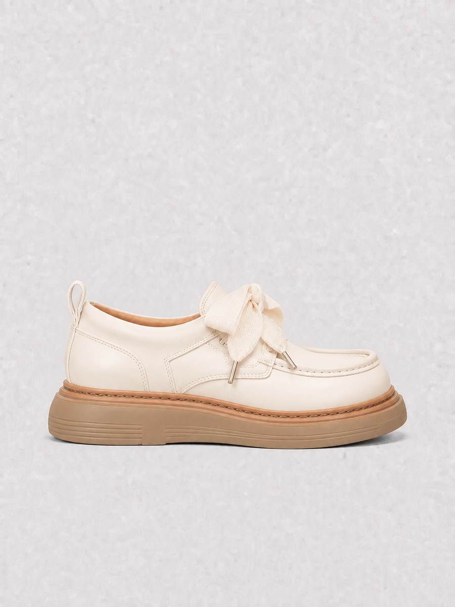Casa Bellori Rose – Mocassin beige enfant fille