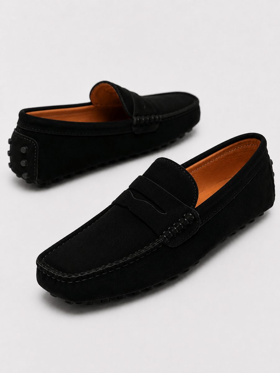 Casa Bellori Samuel – Mocassin en daim souple homme
