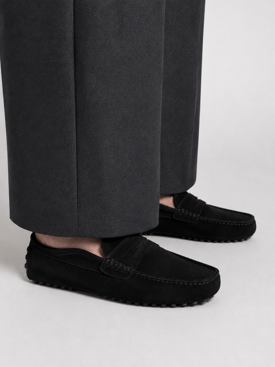 Casa Bellori Samuel – Mocassin en daim souple homme
