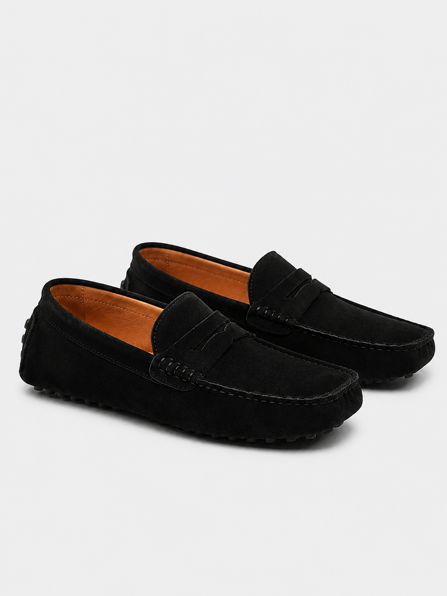 Casa Bellori Samuel – Mocassin en daim souple homme