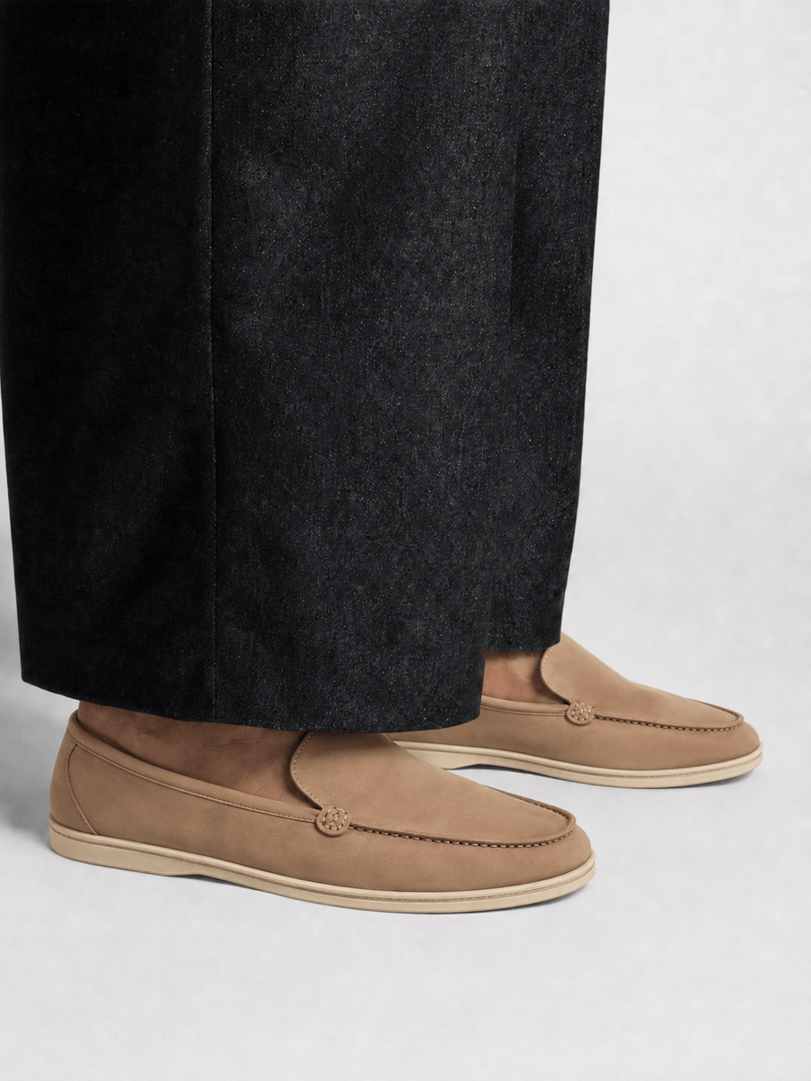Casa Bellori Simon – Mocassin en daim british homme