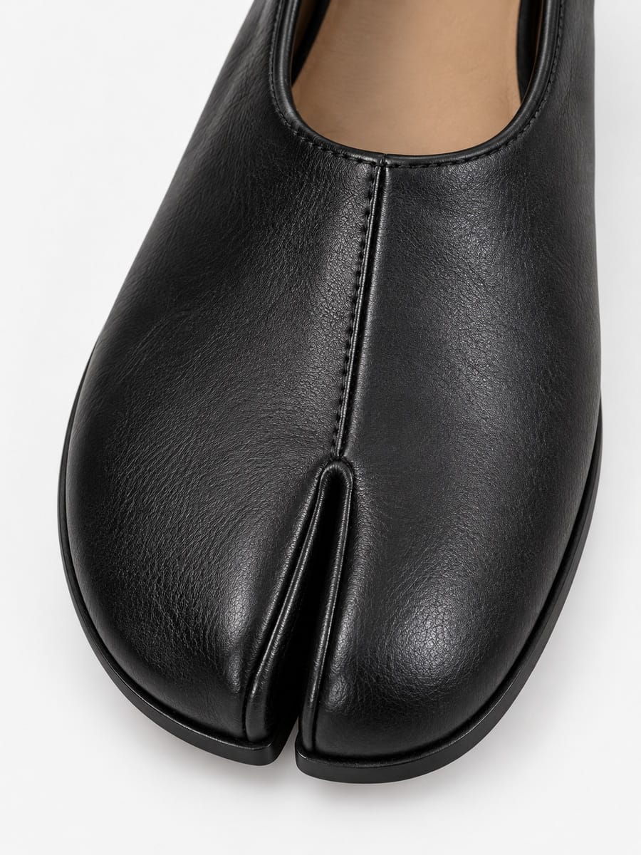 Casa Bellori Suzon – Mocassin tabi souple femme – Noir