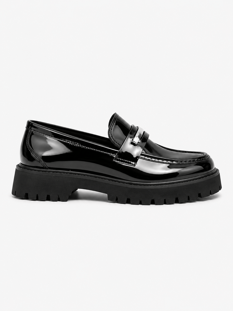 Casa Bellori Théo – Mocassin noir brillant homme