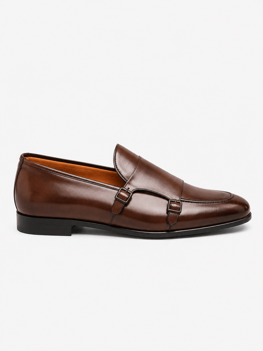 Casa Bellori Thomas – Chaussure Monk à Boucle Marron