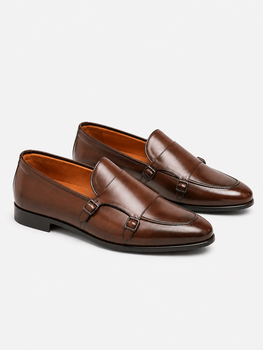 Casa Bellori Thomas – Chaussure Monk à Boucle Marron
