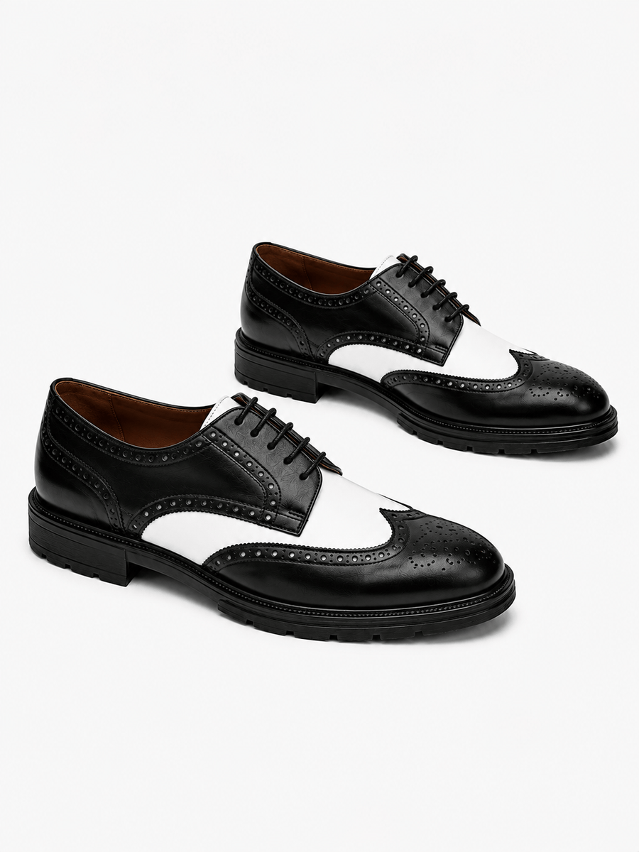 Casa Bellori Urbain – Mocassin noir ajouré homme