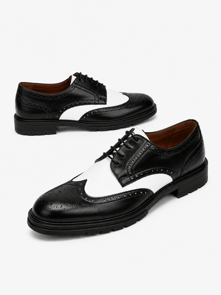 Casa Bellori Urbain – Mocassin noir ajouré homme