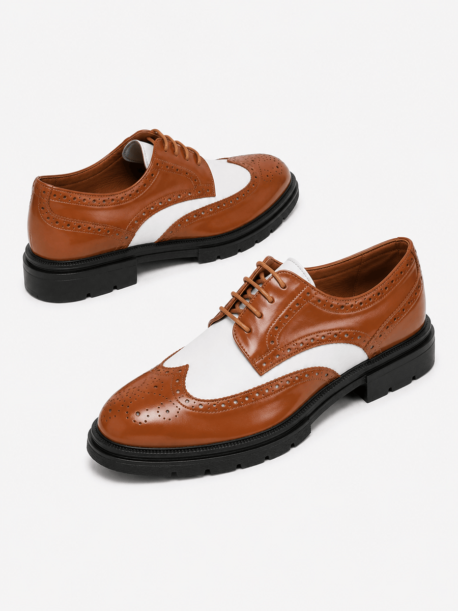 Casa Bellori Vivien – Mocassin marron ajouré homme
