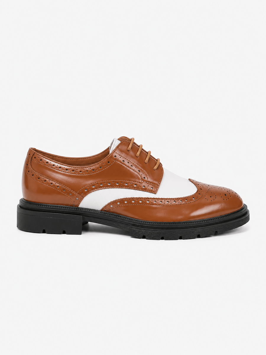 Casa Bellori Vivien – Mocassin marron ajouré homme