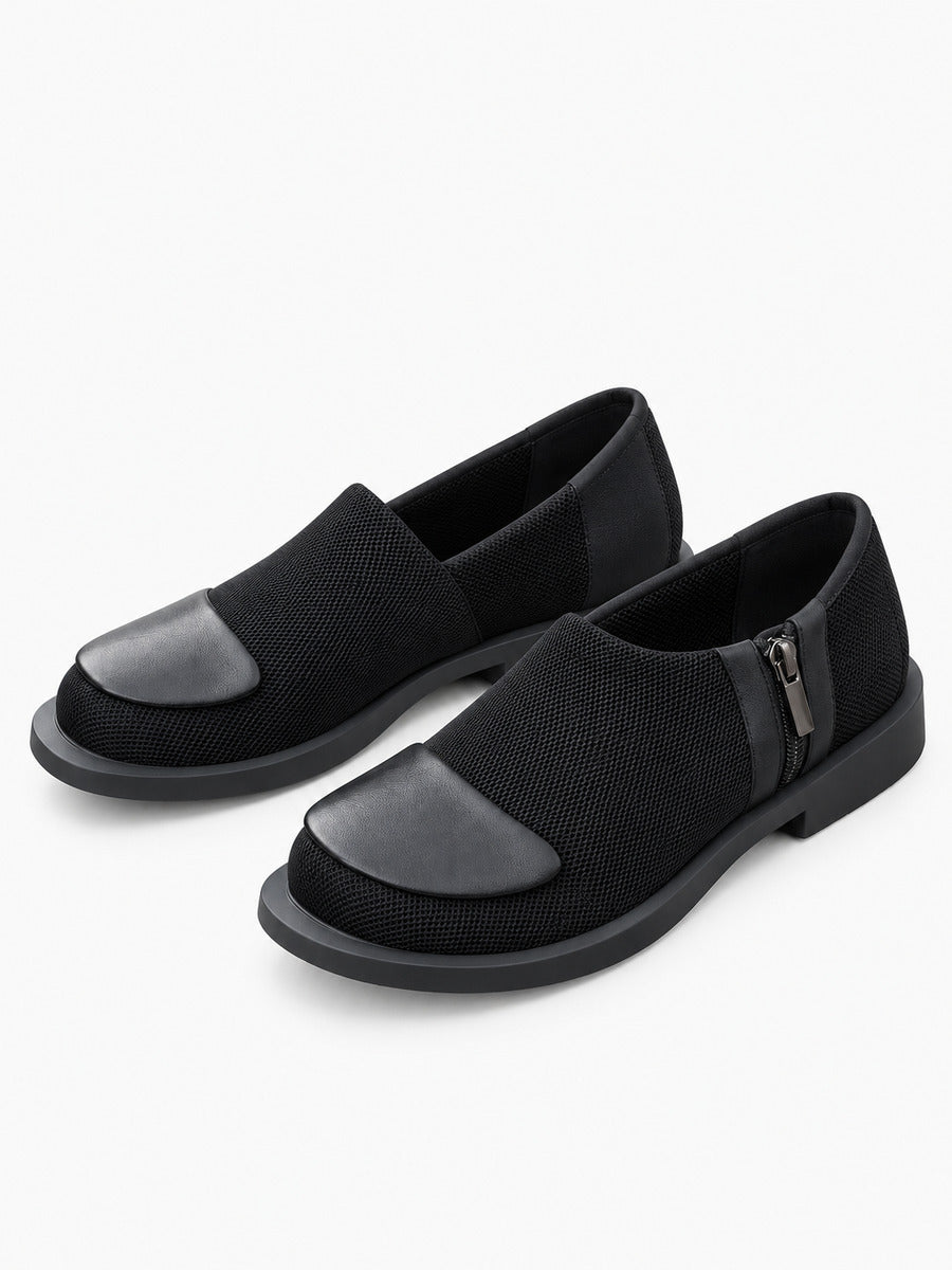 Delphine – Mocassin bas femme – Noir