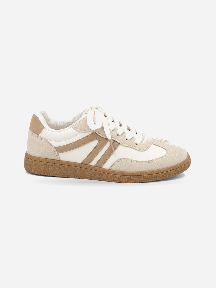 Diane – Baskets femme – Kaki — profil droit