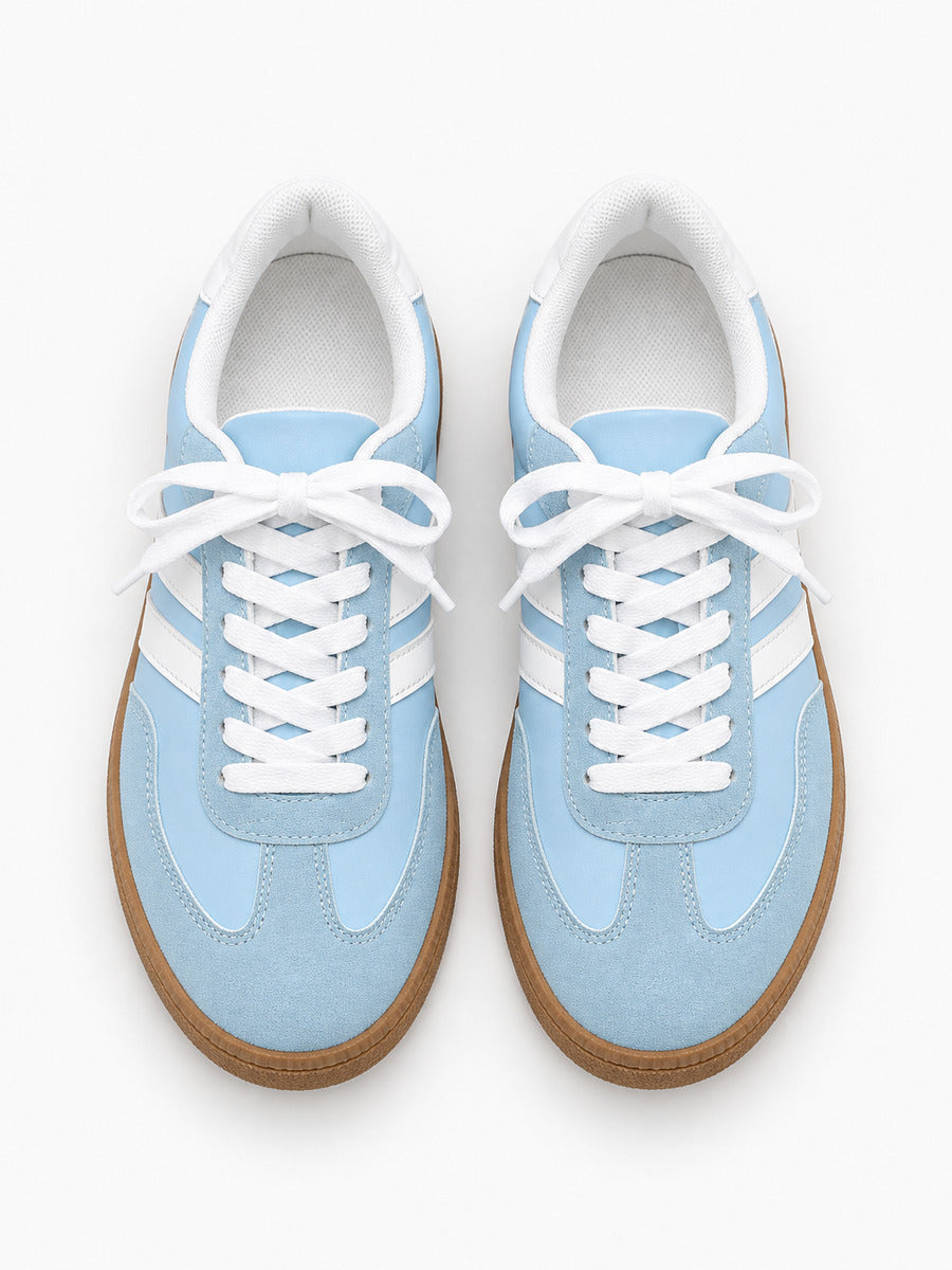 Diane – Baskets femme – Bleu — dessus