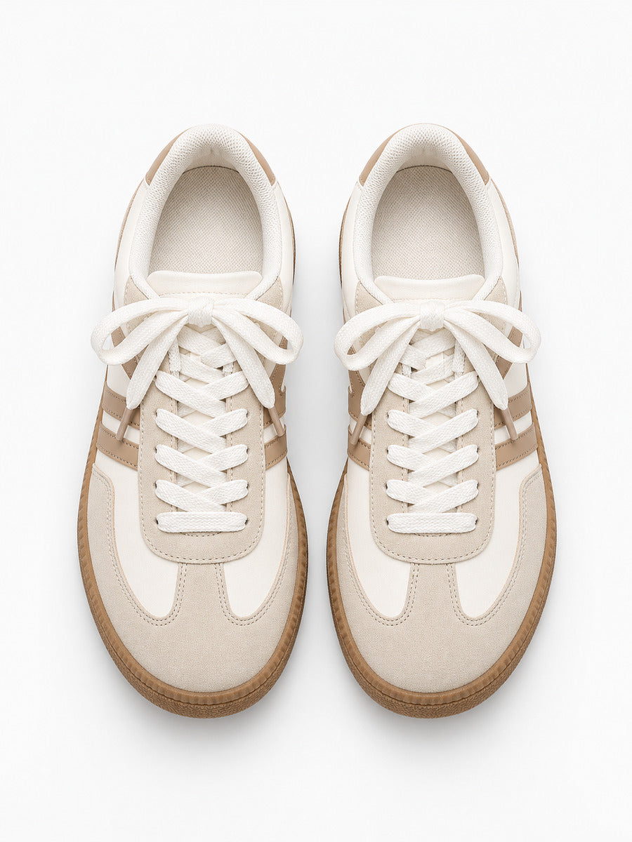 Diane – Baskets femme – Kaki — dessus
