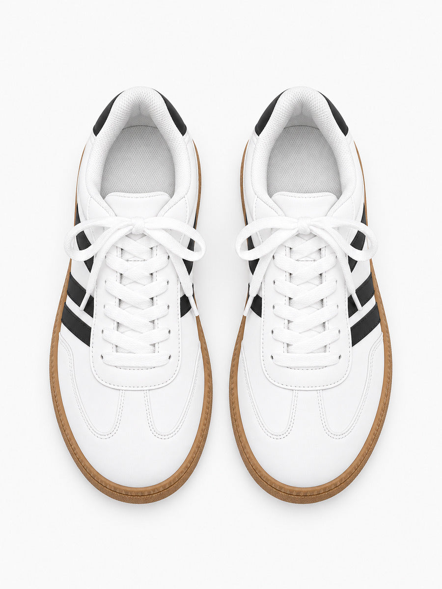 Diane – Baskets femme – Noir et blanc — dessus