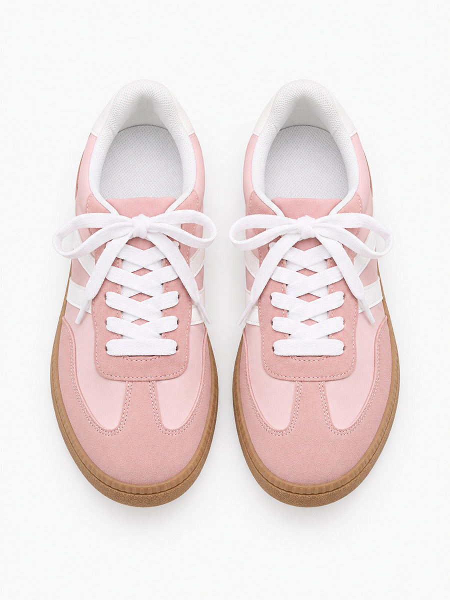 Diane – Baskets femme – Rose — dessus
