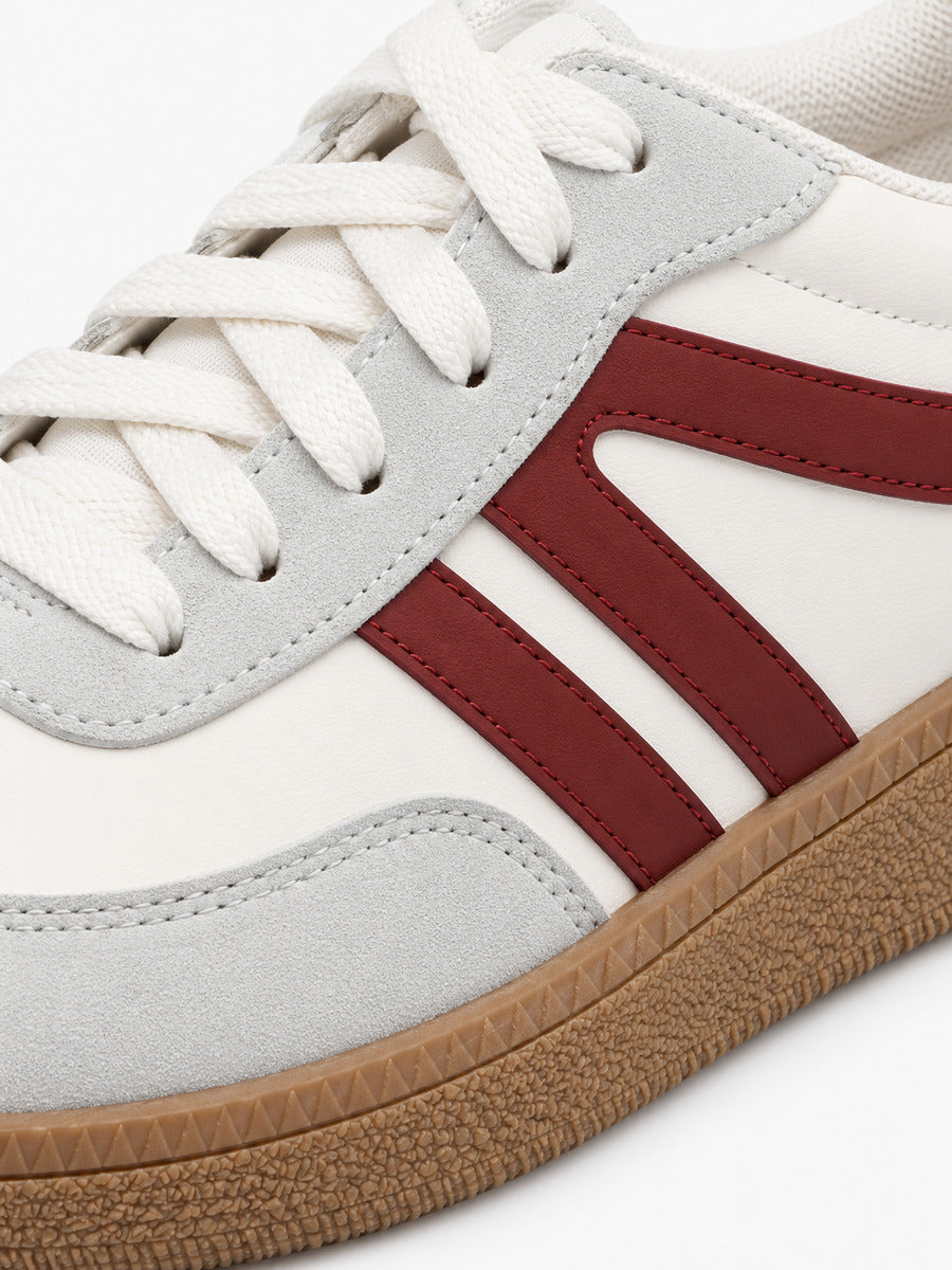 Diane – Baskets femme – Rouge — détail