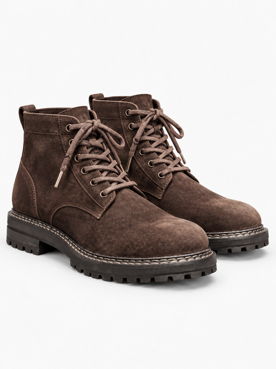 Didier – Bottine désert en cuir marron homme — paire 3/4