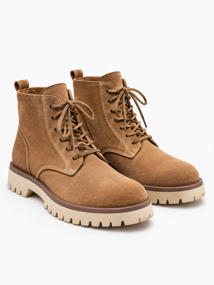 Dylan – Bottine désert en daim montante homme — paire 3/4