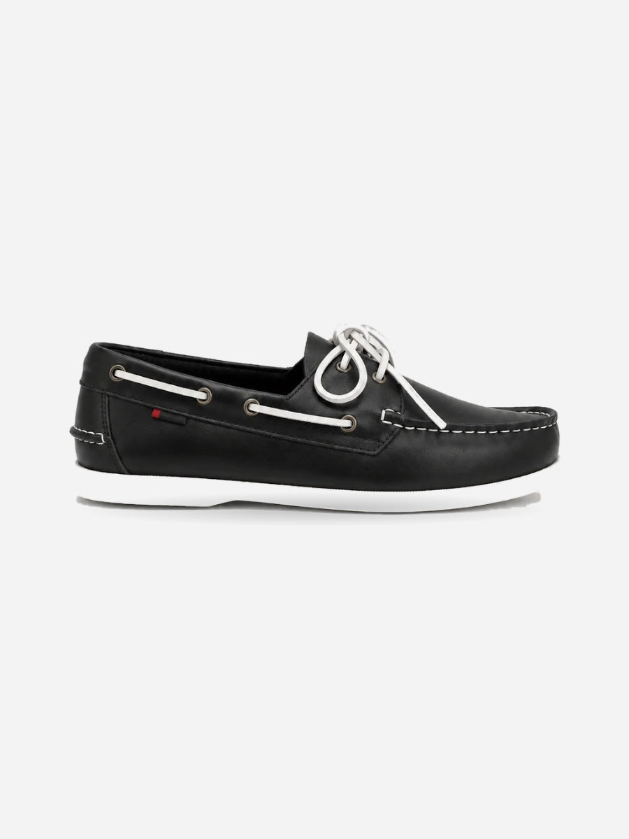 Elio – Chaussure décontractée homme – Noir — profil droit