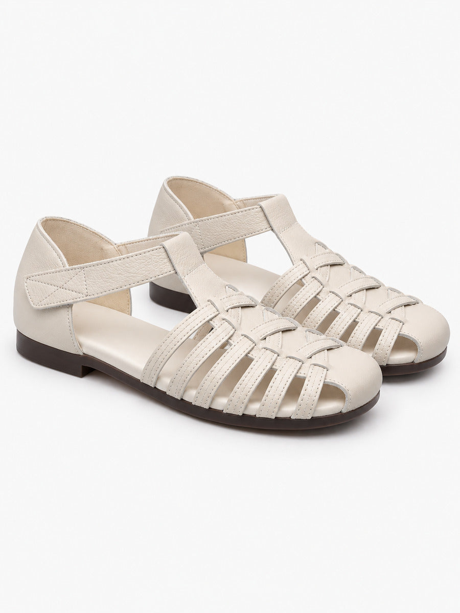 Émilie – Sandale à plateforme en cuir femme — paire 3/4