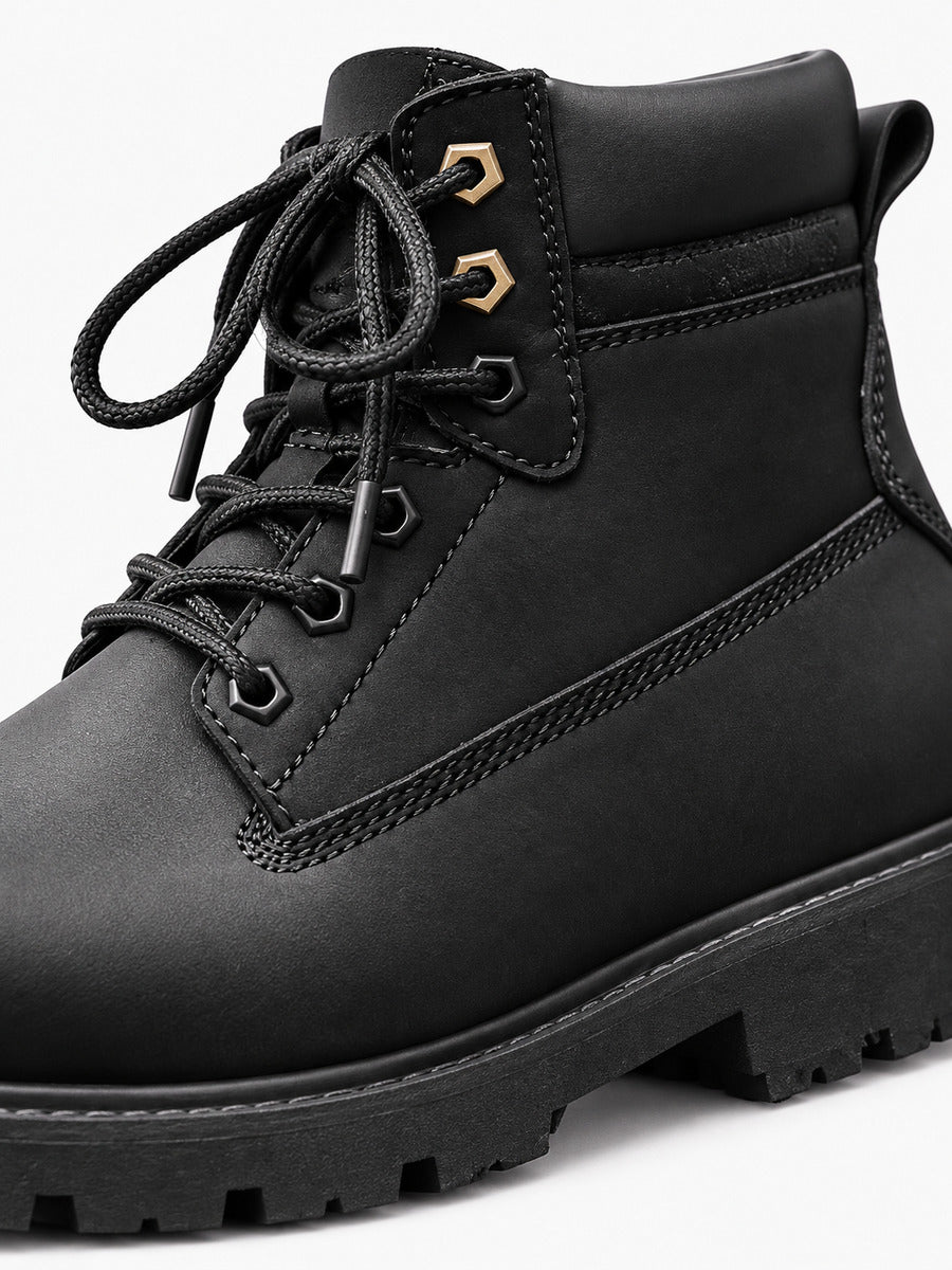 Étienne – Bottine fourrée noire homme — détail